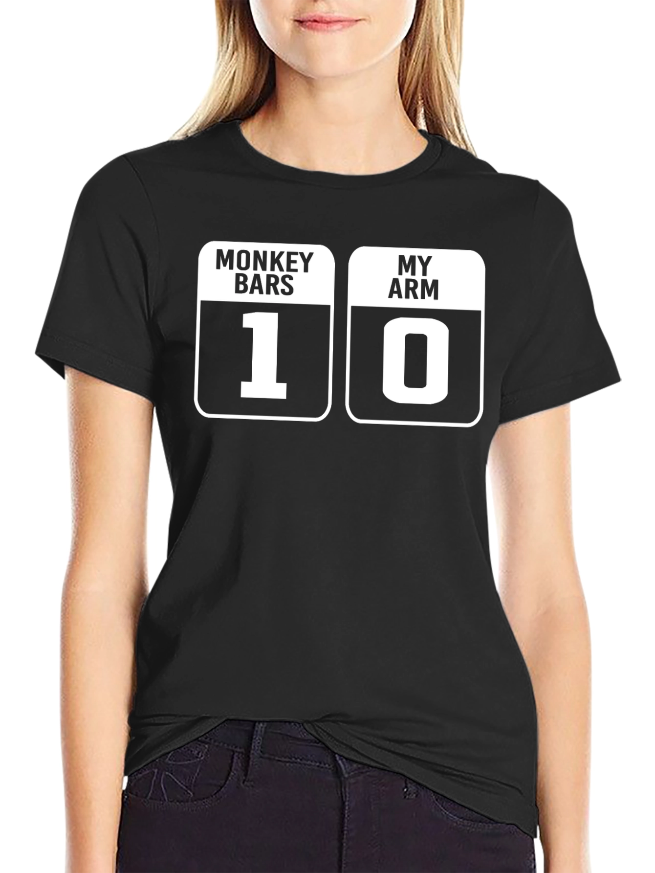 Monkey Bars 10 My Arm 0 Funny T-Shirt