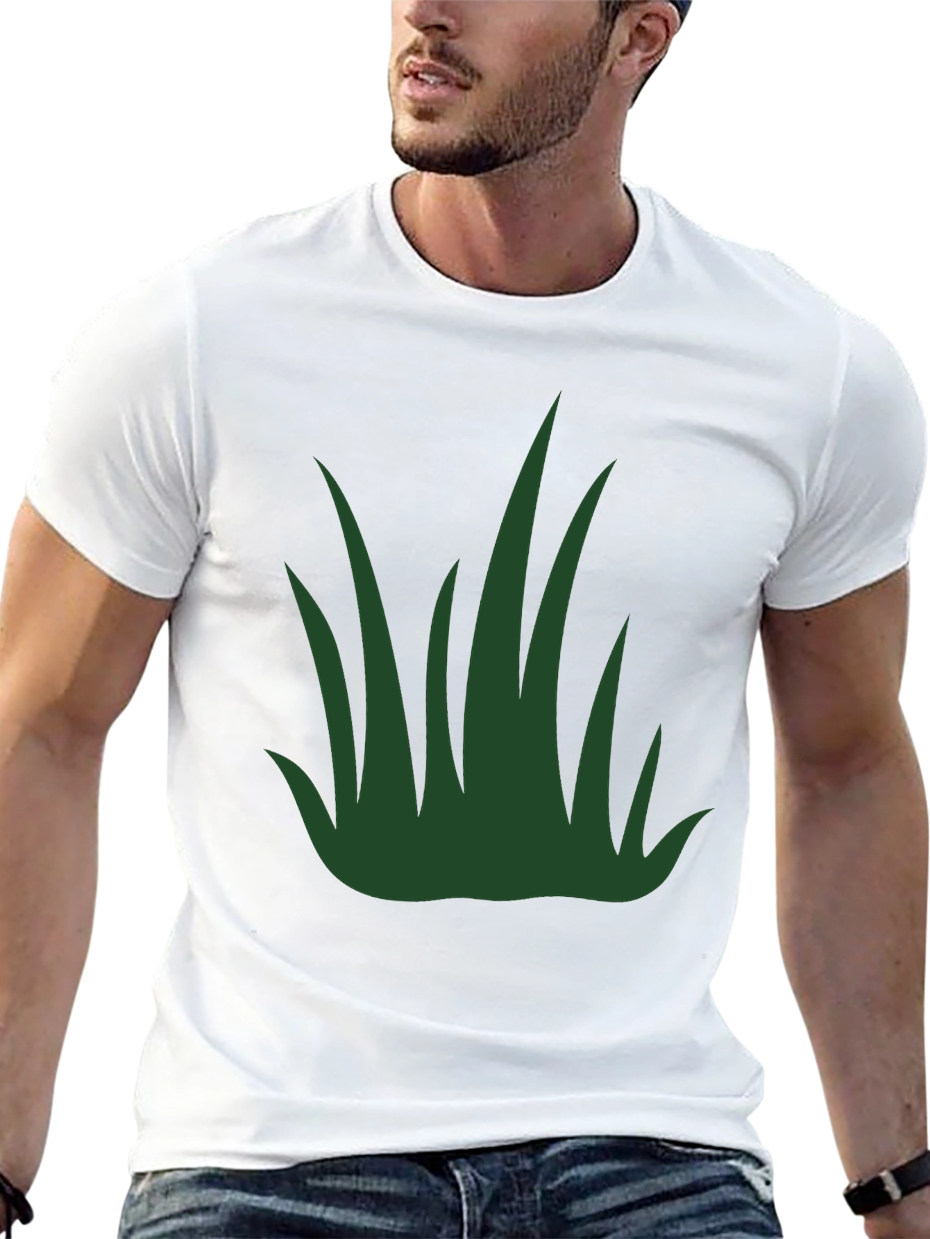 Grass Graphic Tee - Nature Inspired Design