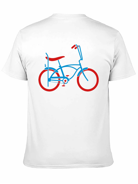 Retro Bicycle Graphic Tee - Vintage Style Shirt