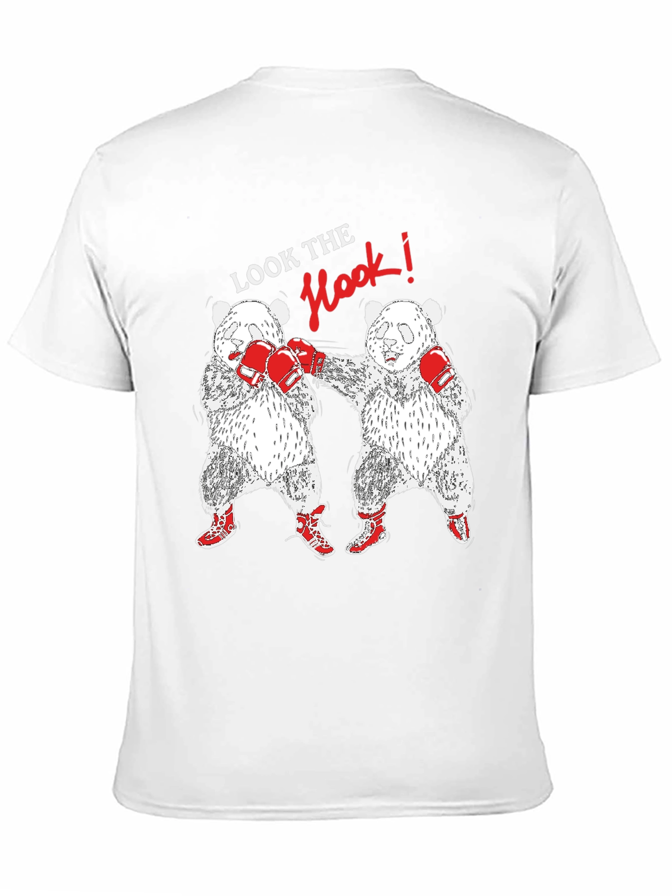 Panda Boxing T-Shirt: Look The Hook!