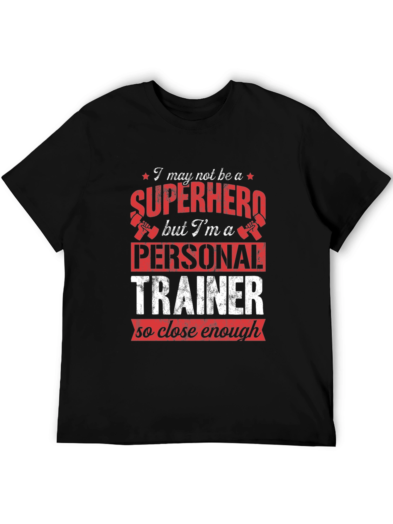Personal Trainer Superhero Graphic T-Shirt