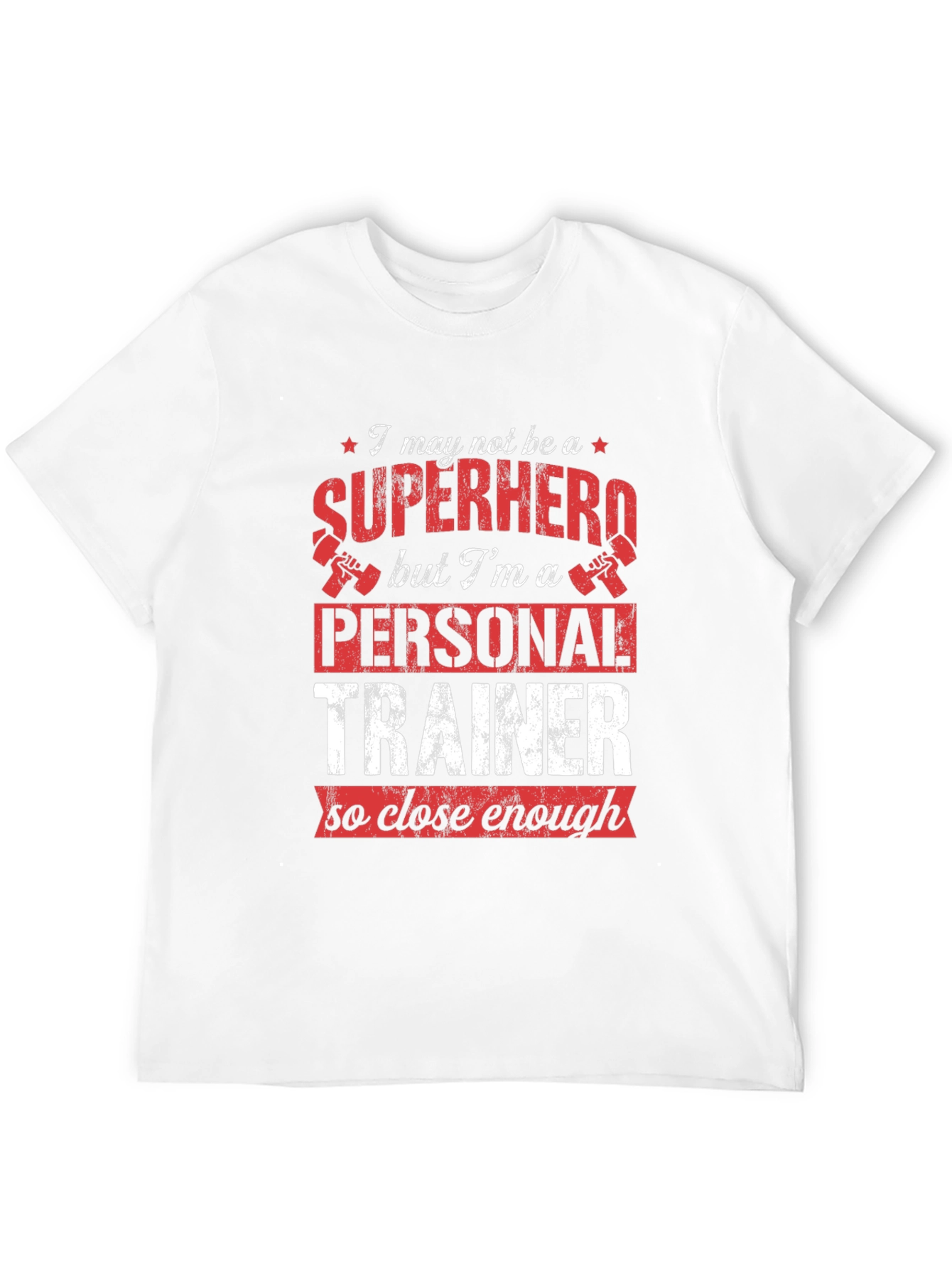 Personal Trainer Superhero Graphic T-Shirt