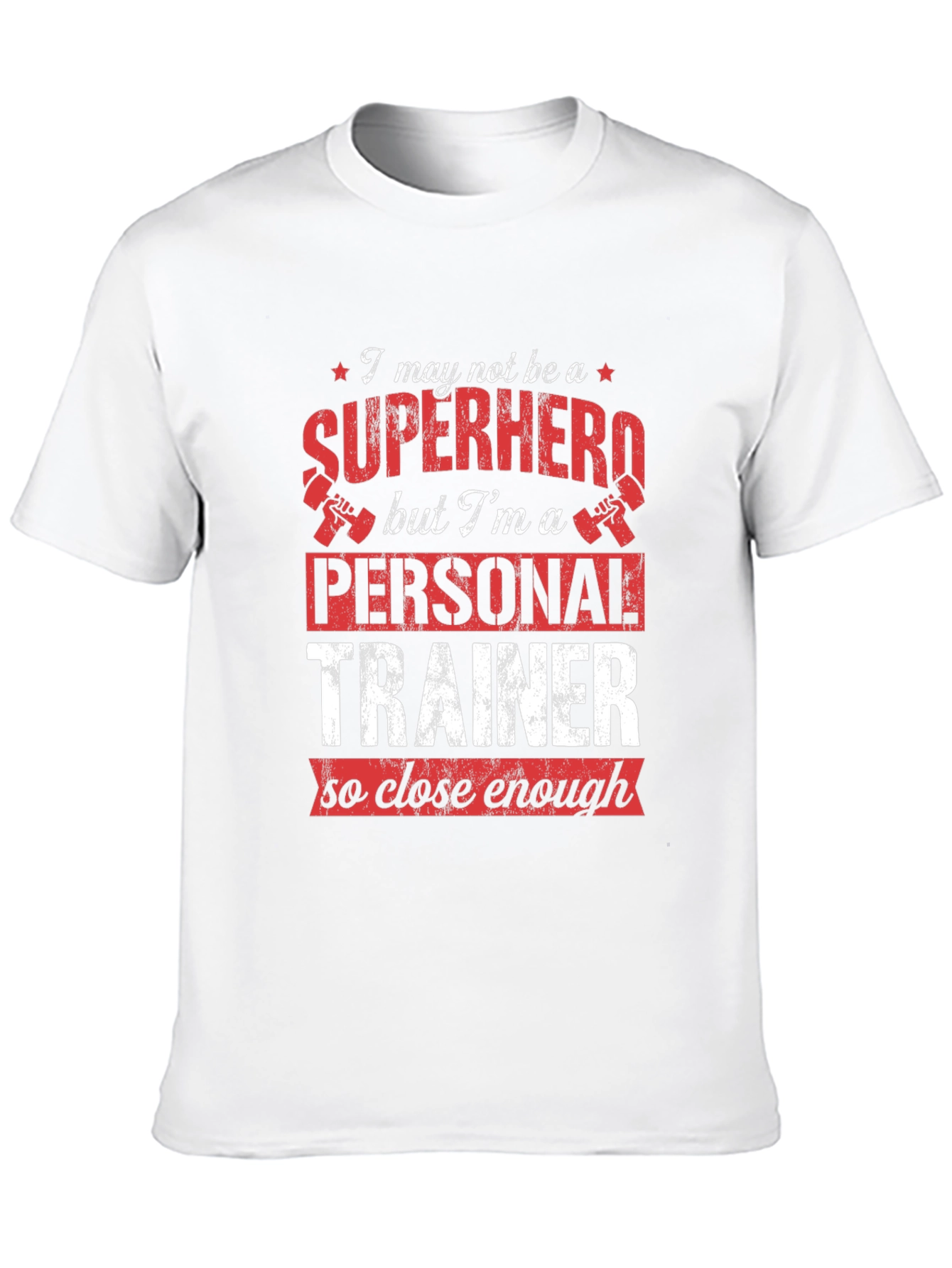 Personal Trainer Superhero Graphic T-Shirt
