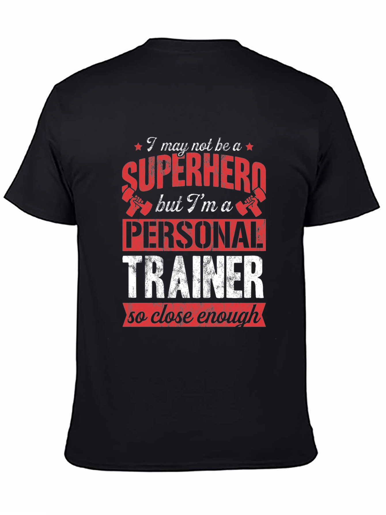 Personal Trainer Superhero Graphic T-Shirt