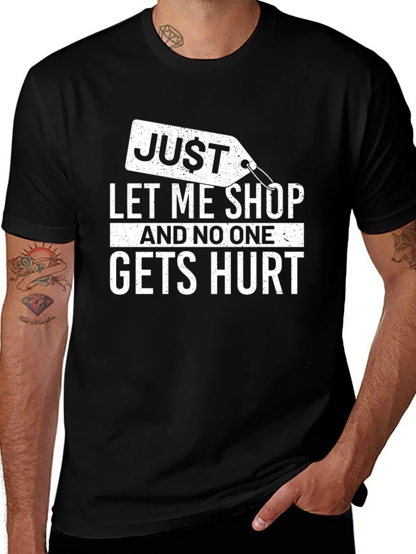 Just Let Me Shop Graphic Tee