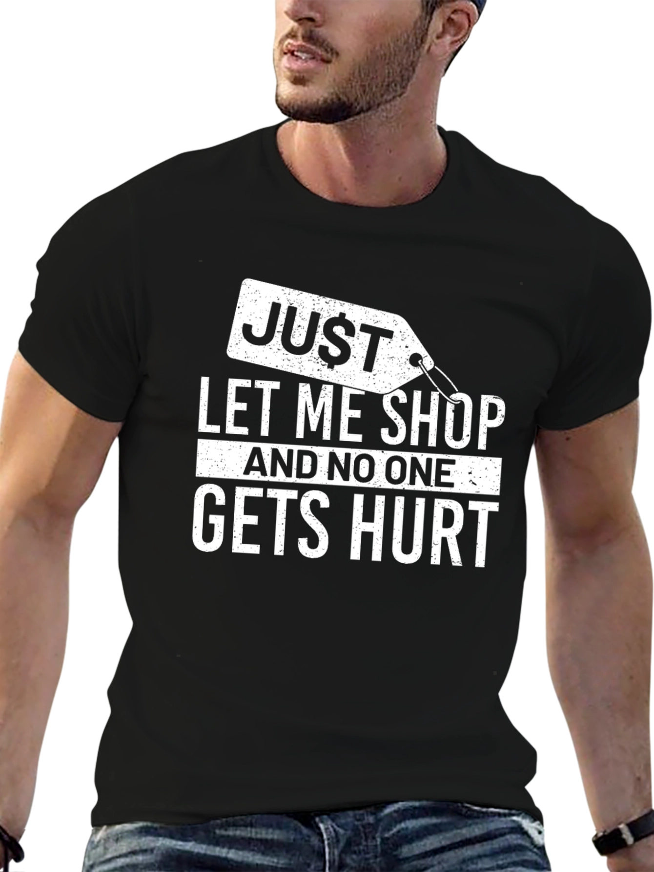 Just Let Me Shop Graphic Tee