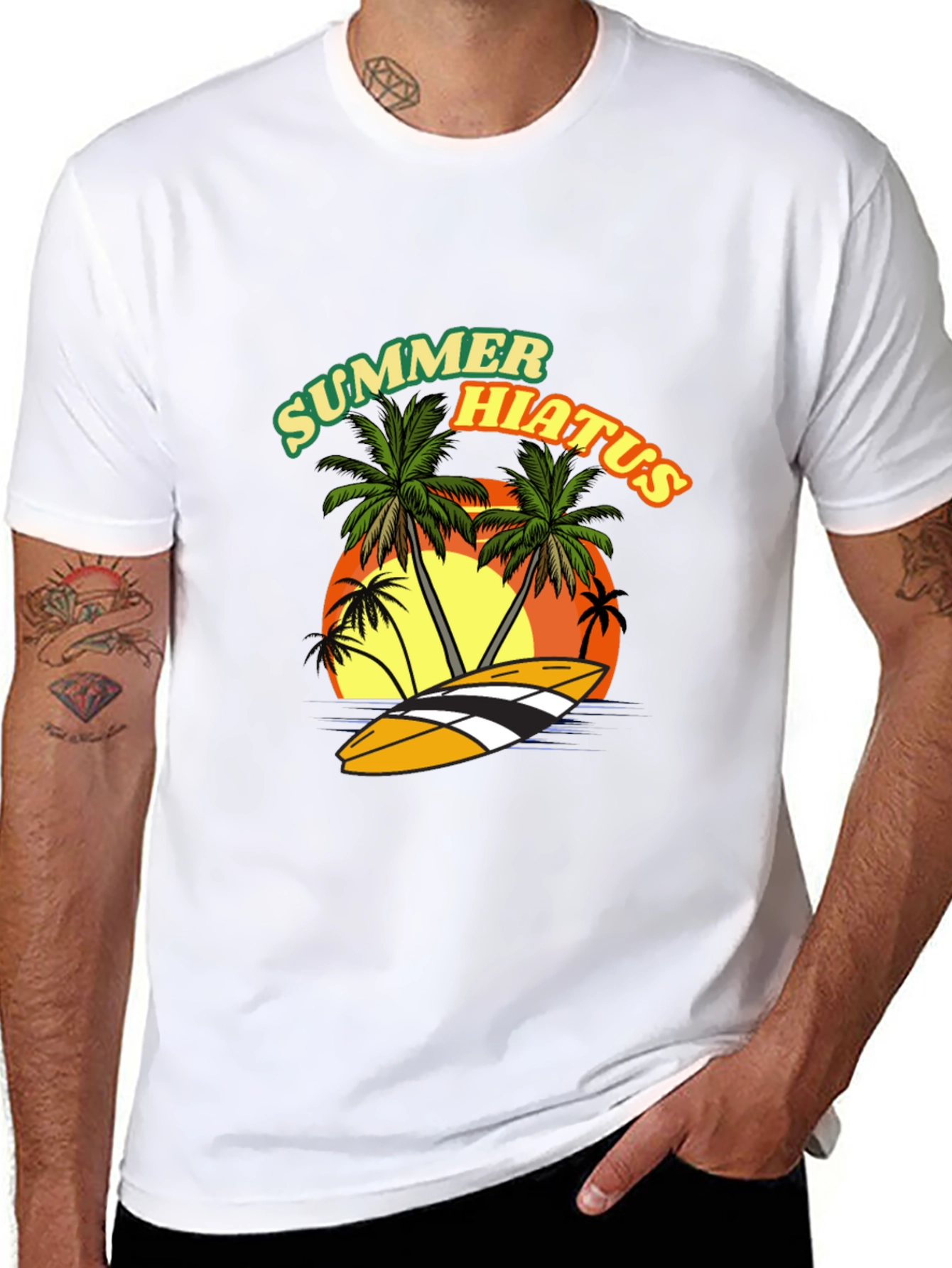 Summer Hiatus Graphic Tee - Beach Vibes