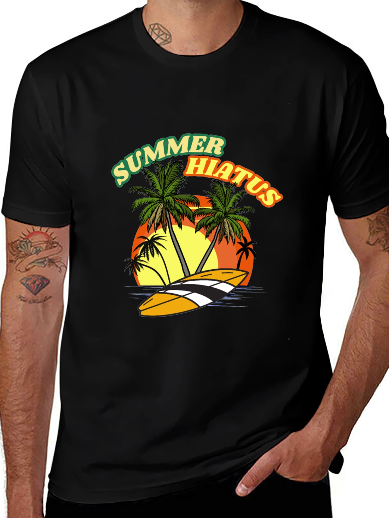 Summer Hiatus Graphic Tee - Beach Vibes