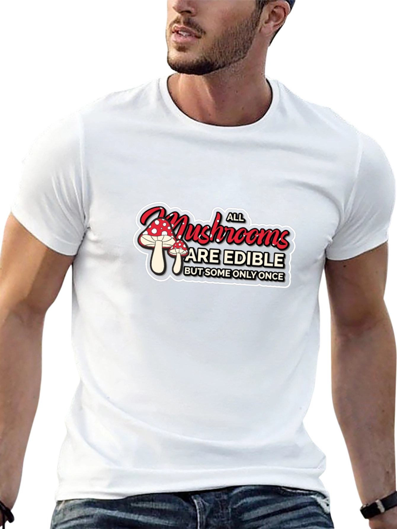 Funny Mushroom Edible T-Shirt