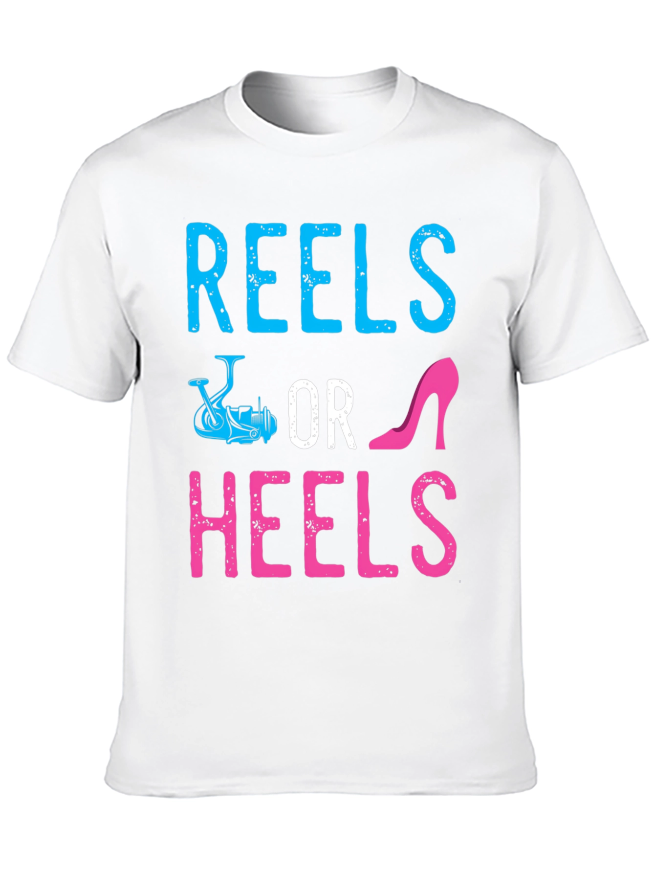 Reels or Heels Gender Reveal T-Shirt