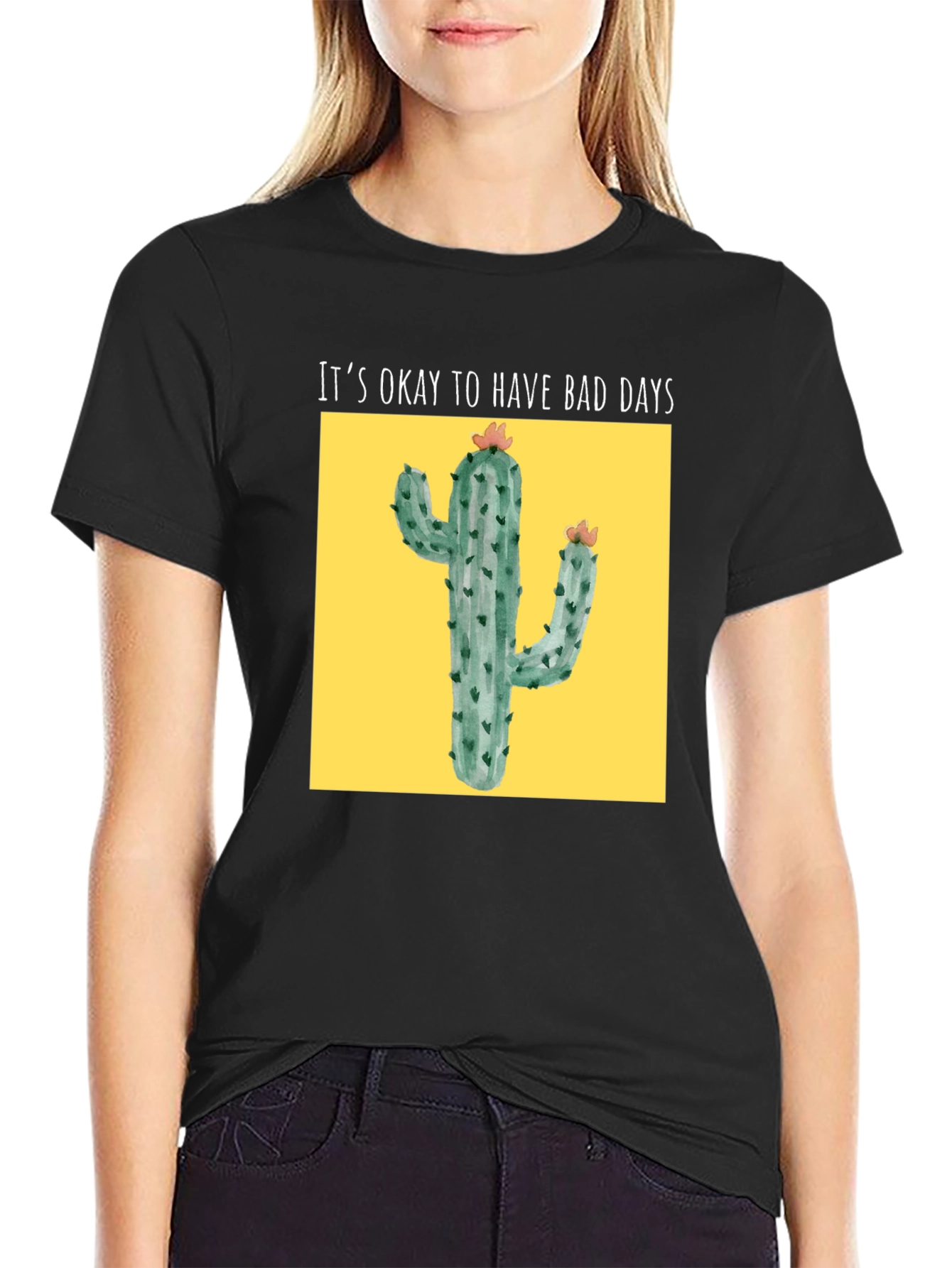 Cactus Bad Days T-Shirt - Comfort & Style