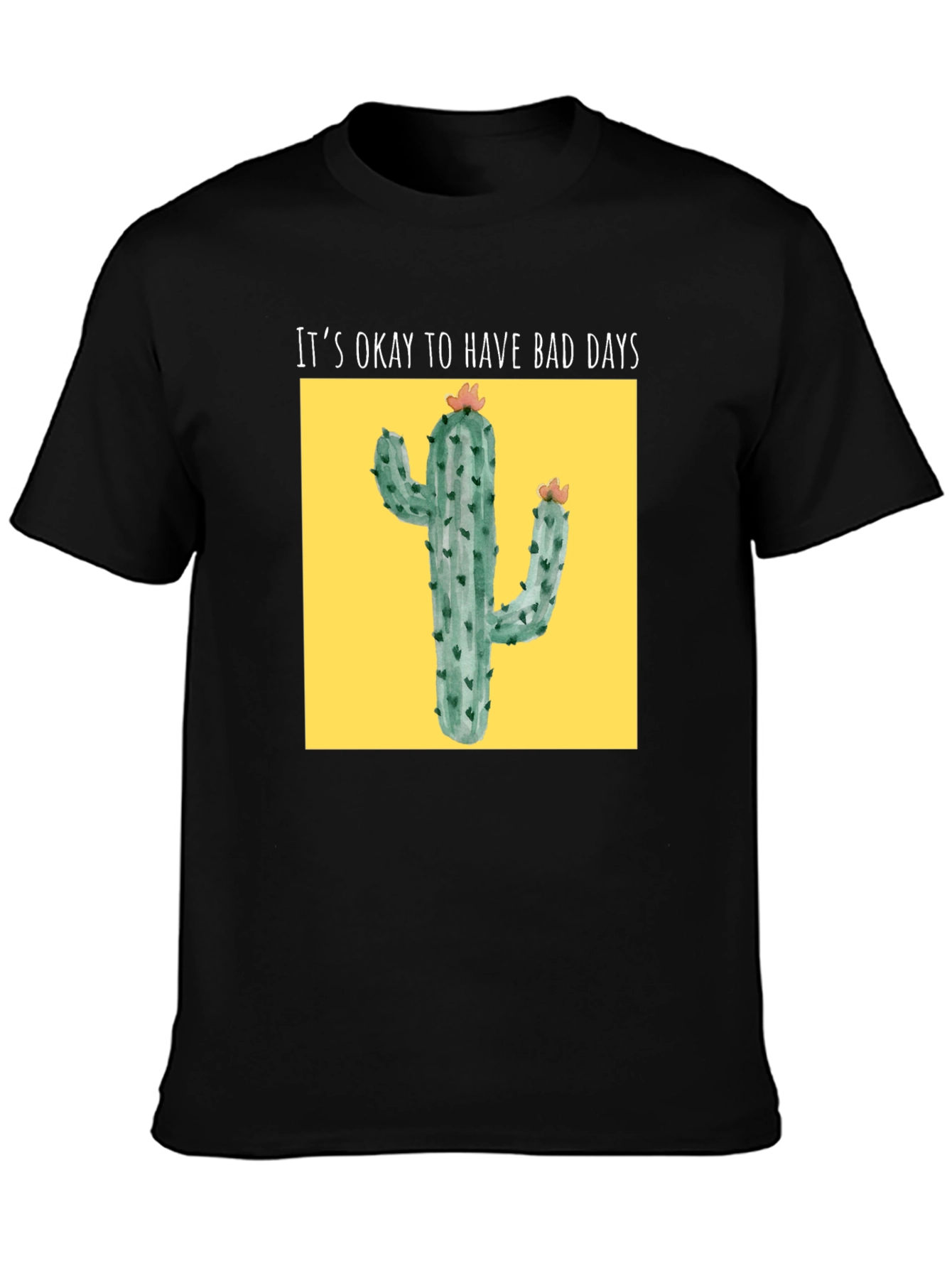 Cactus Bad Days T-Shirt - Comfort & Style