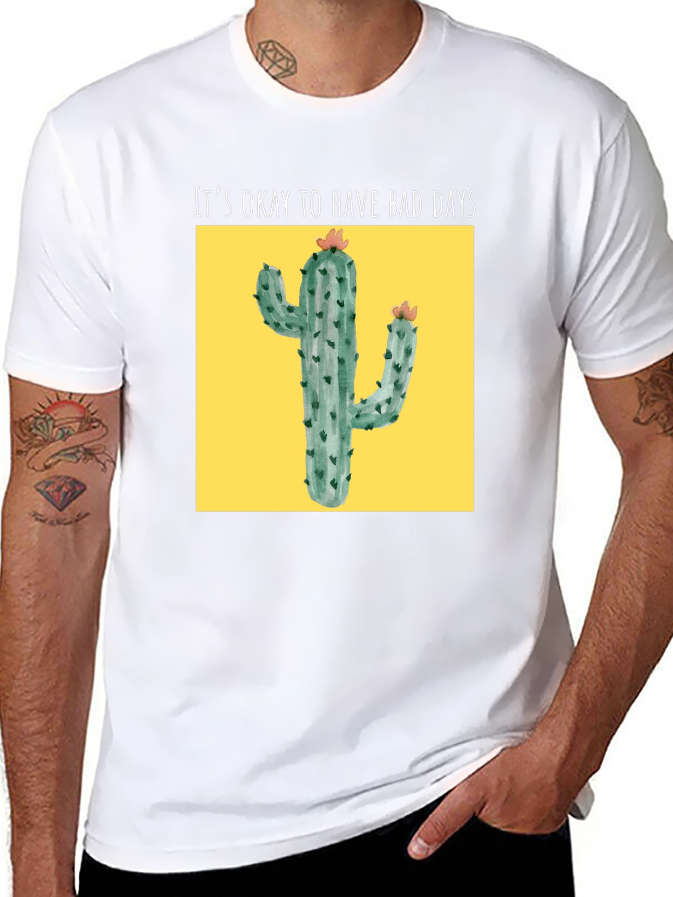 Cactus Bad Days T-Shirt - Comfort & Style