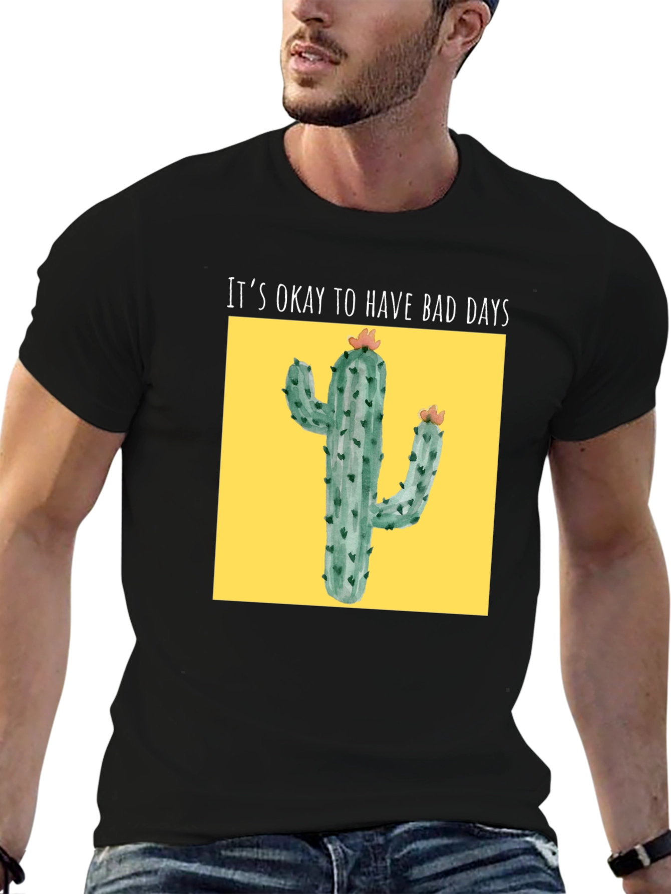 Cactus Bad Days T-Shirt - Comfort & Style