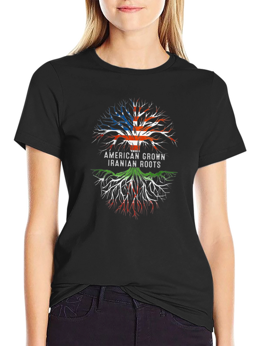 American Grown Iranian Roots T-Shirt