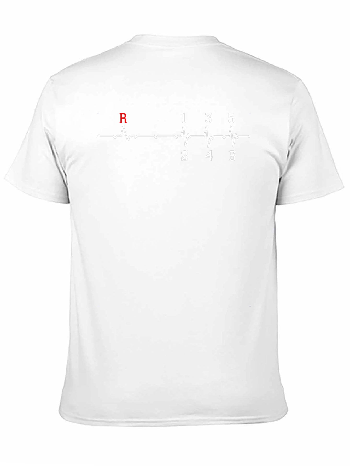 Car Enthusiast Manual Gear Shift Heartbeat T-Shirt