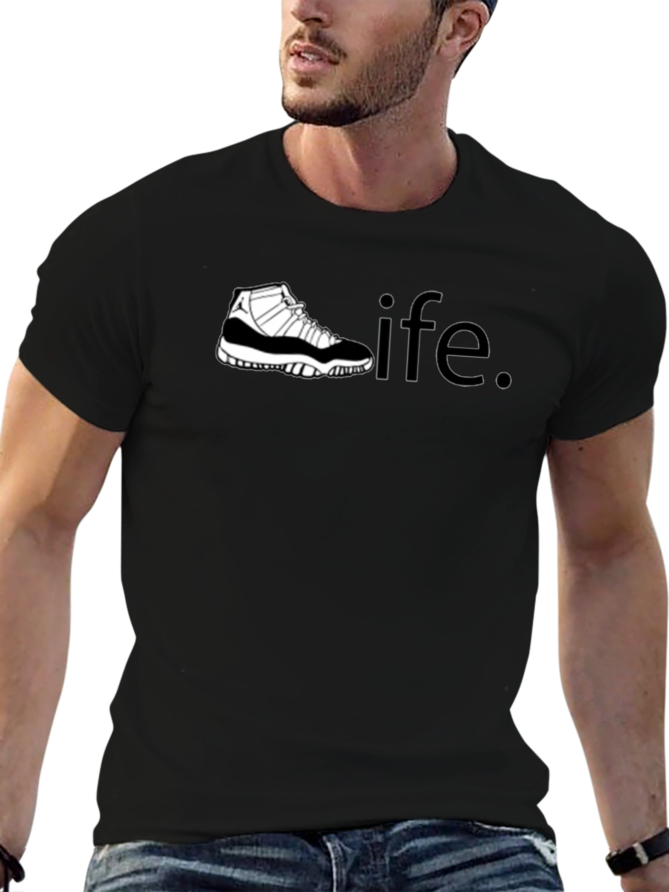 Sneaker Life T-Shirt - Black Graphic Tee