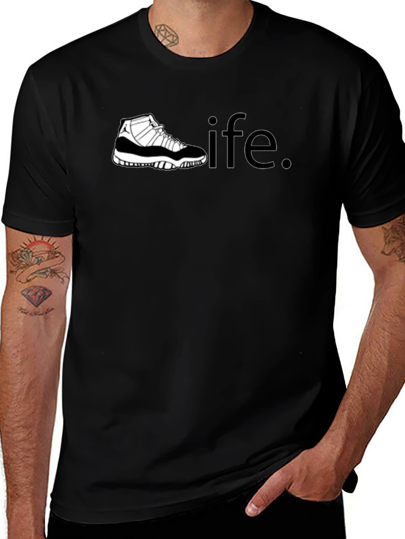 Sneaker Life T-Shirt - Black Graphic Tee