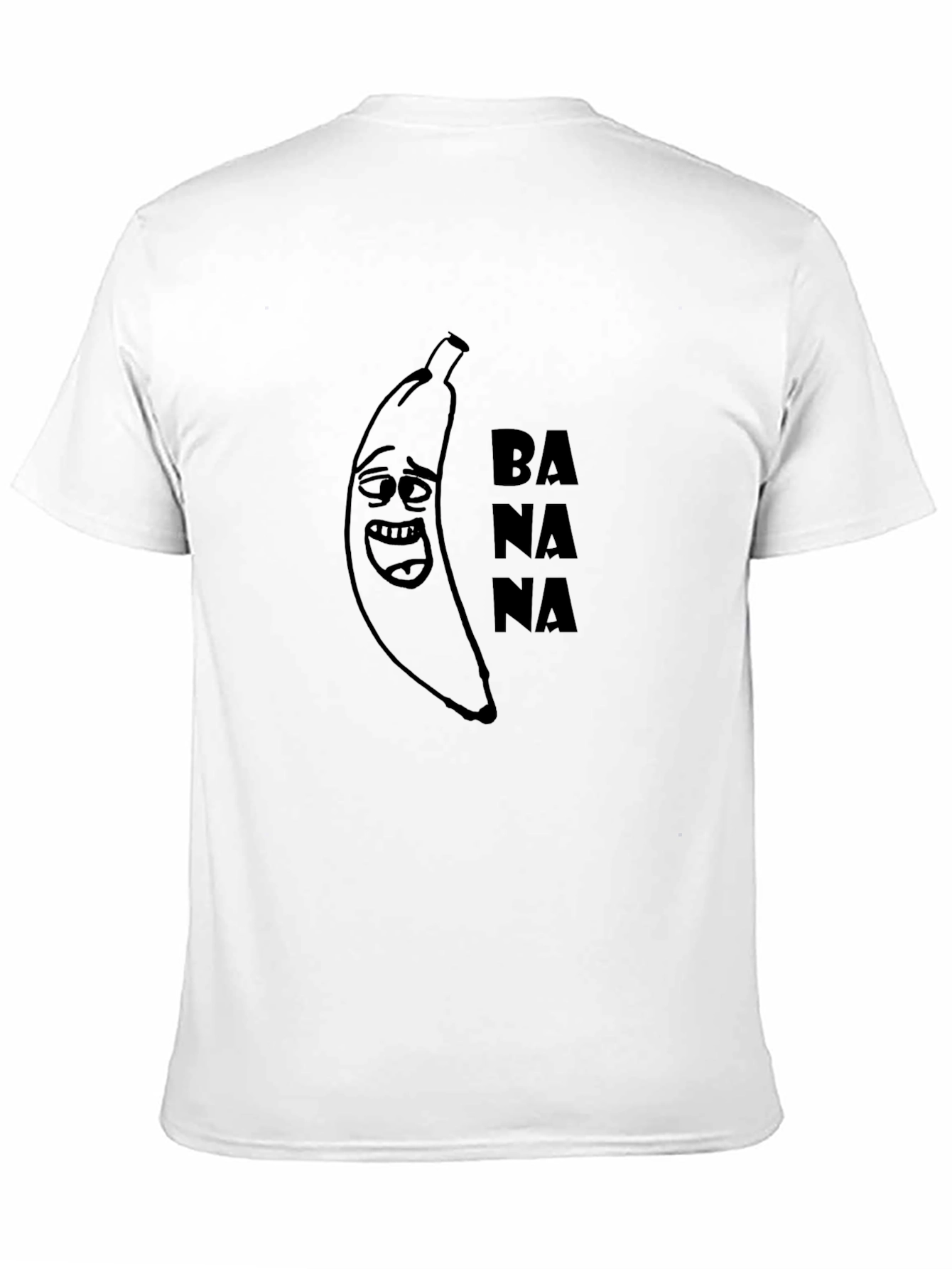 Funny Banana Graphic Tee - Unisex Black T-Shirt