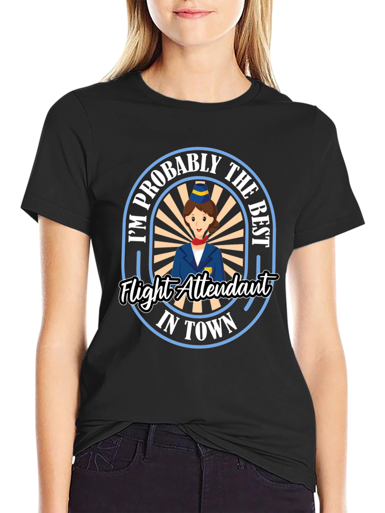 Best Flight Attendant T-Shirt