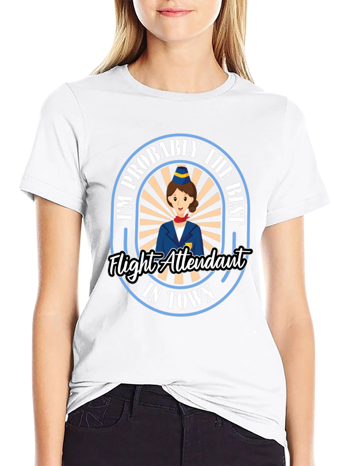 Best Flight Attendant T-Shirt