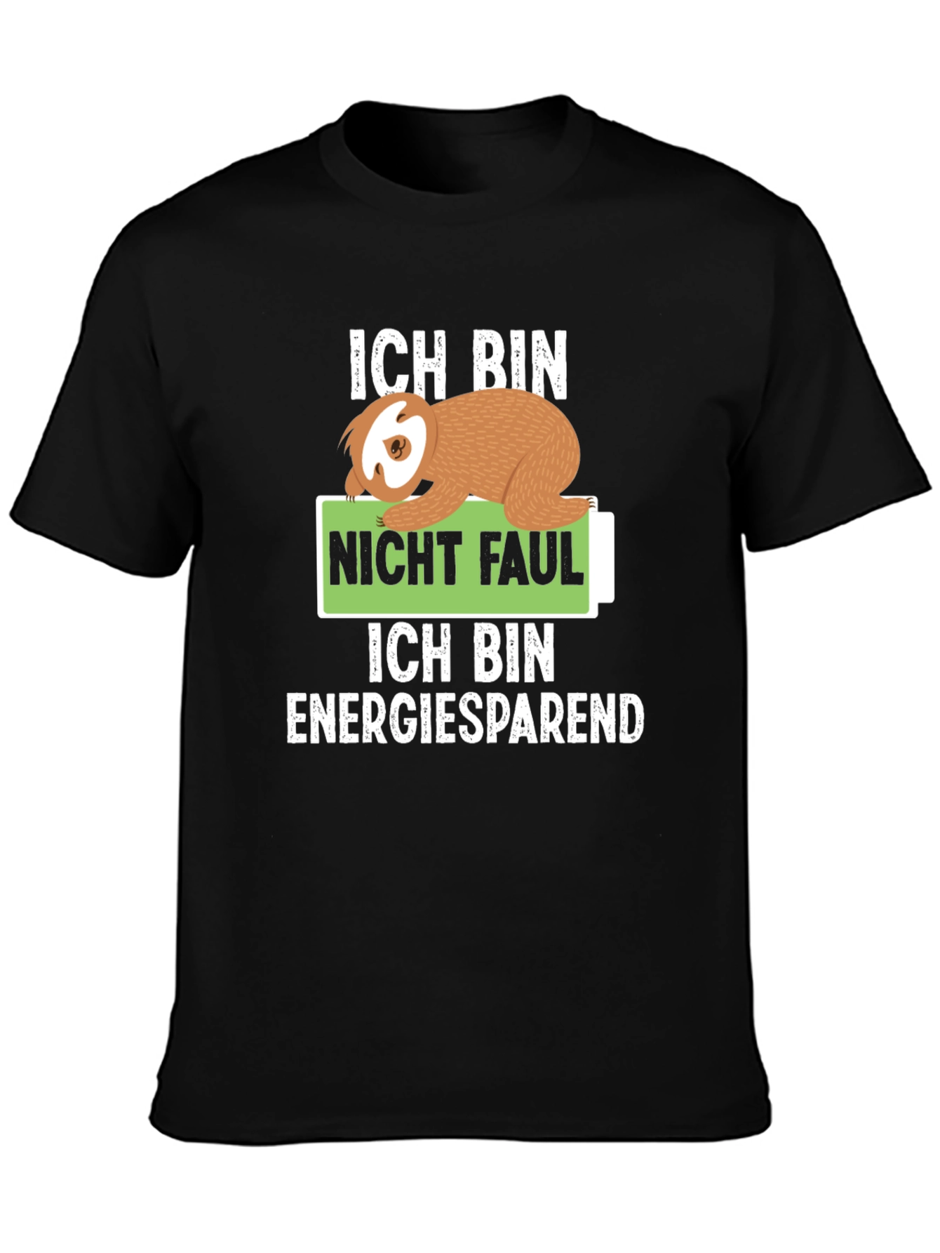 Funny Sloth Lazy Energy Saver T-Shirt