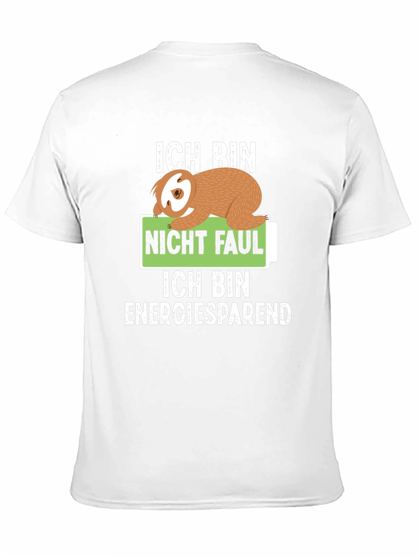 Funny Sloth Lazy Energy Saver T-Shirt