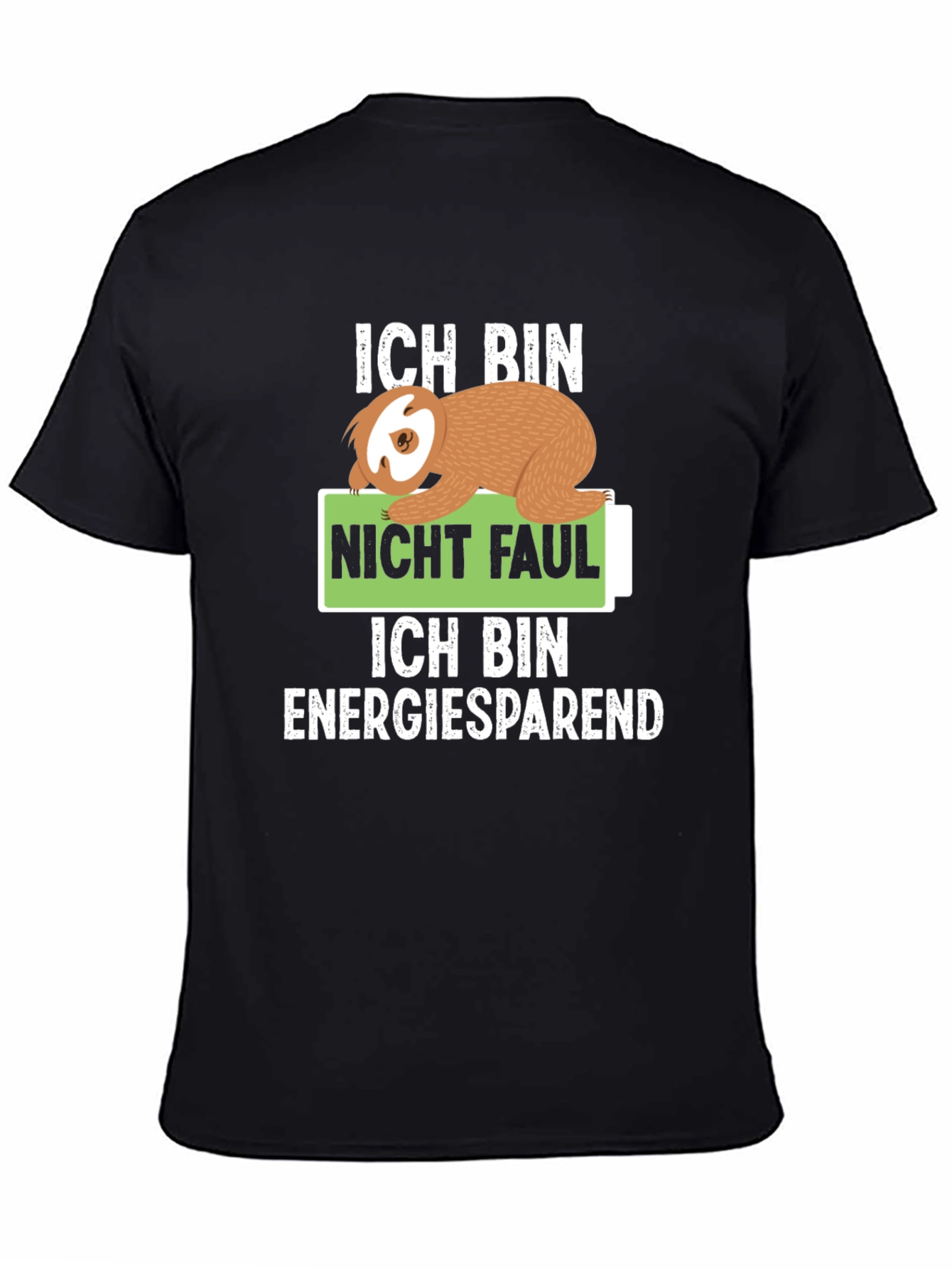 Funny Sloth Lazy Energy Saver T-Shirt