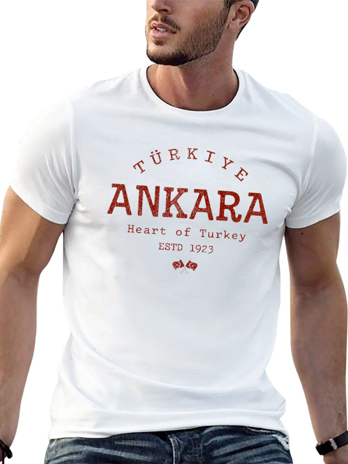 Ankara Turkey T-Shirt - Heart of Turkey Est. 1923