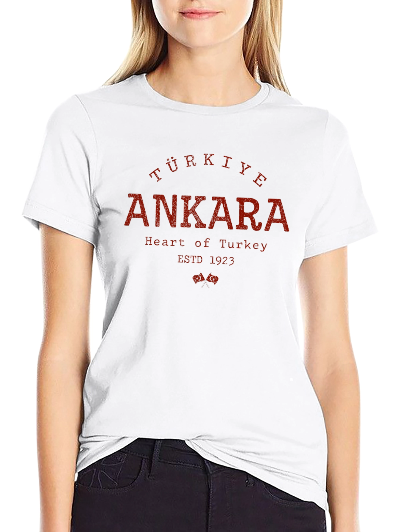Ankara Turkey T-Shirt - Heart of Turkey Est. 1923