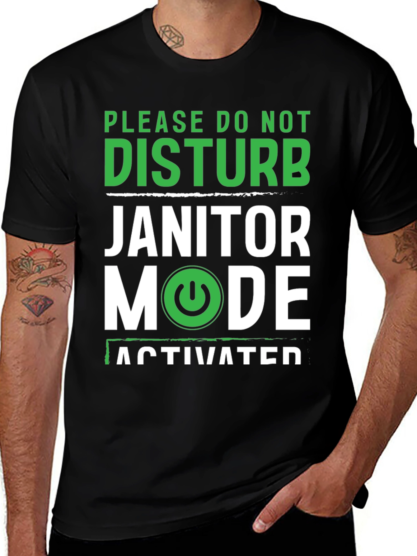 Janitor Mode Activated Graphic T-Shirt