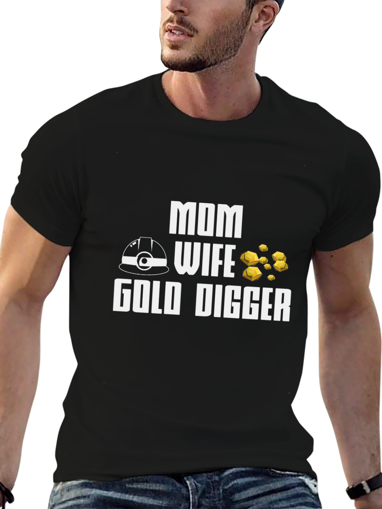 Funny Mom Wife Gold Digger Graphic Tee