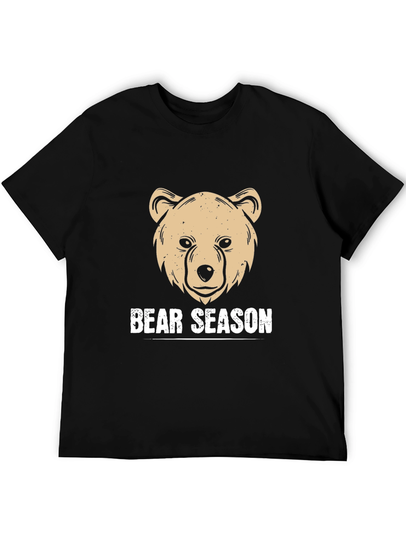 Bear Season Graphic Tee - Black Casual Shirt