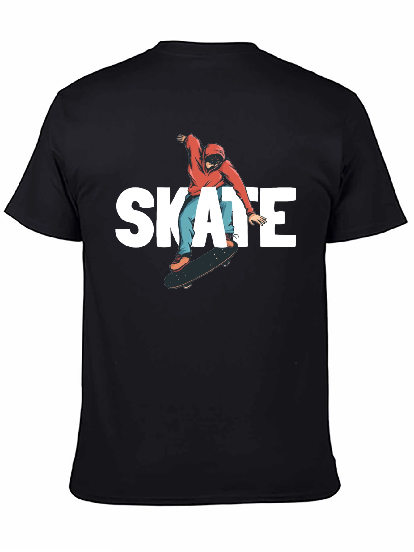 Skate T-Shirt - Black Graphic Tee