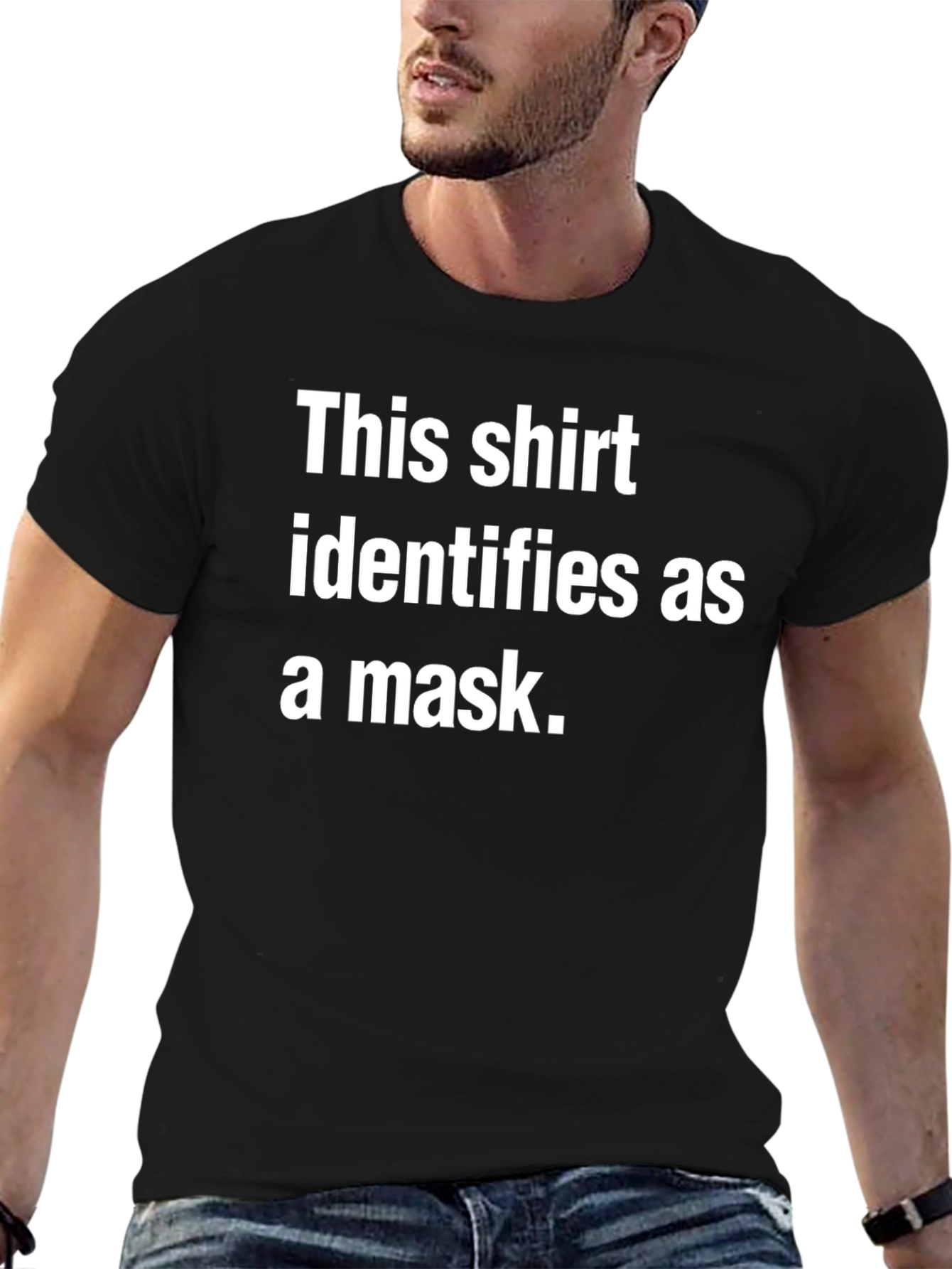 Funny Mask T-Shirt - Statement Tee
