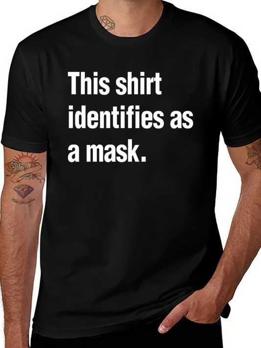 Funny Mask T-Shirt - Statement Tee