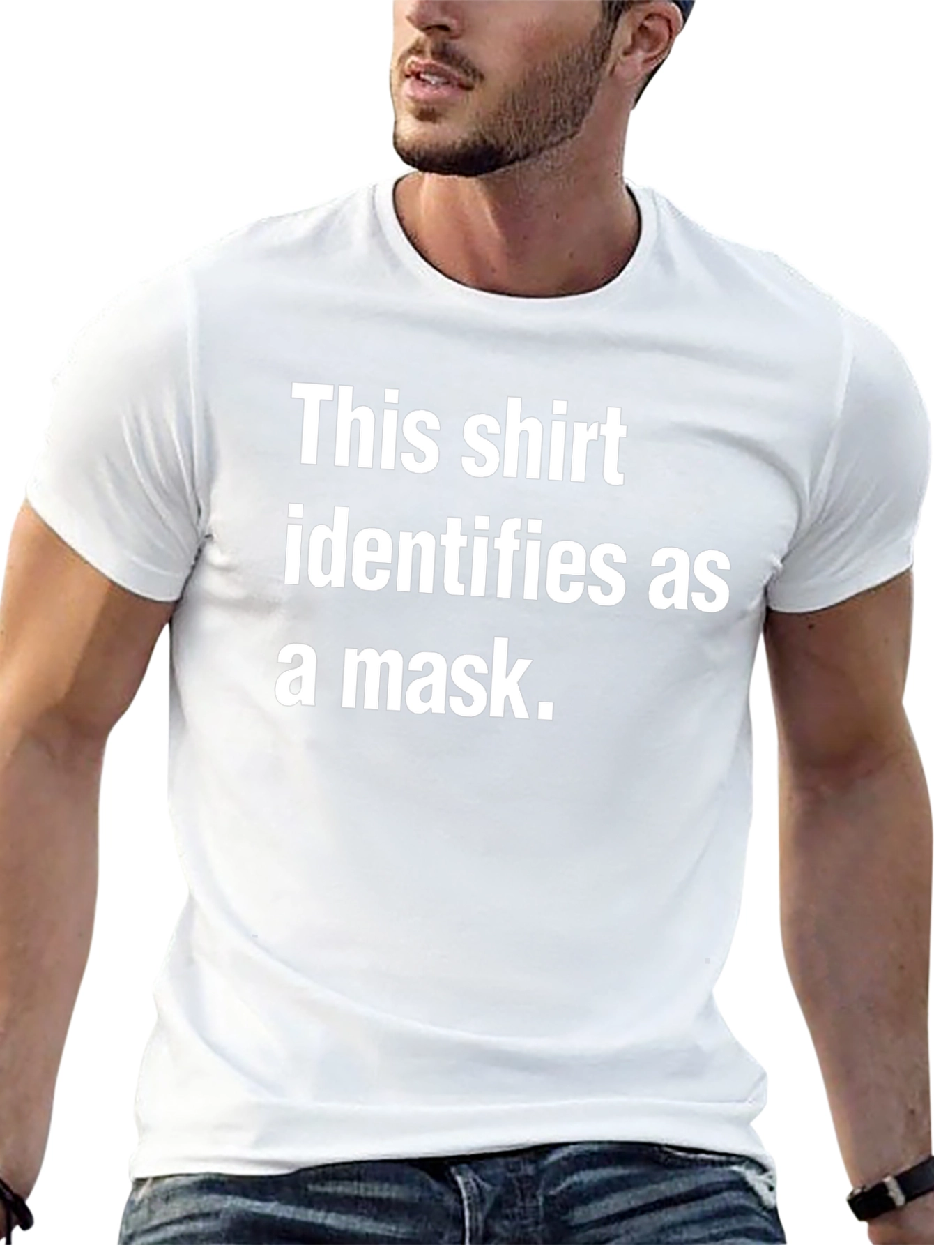 Funny Mask T-Shirt - Statement Tee