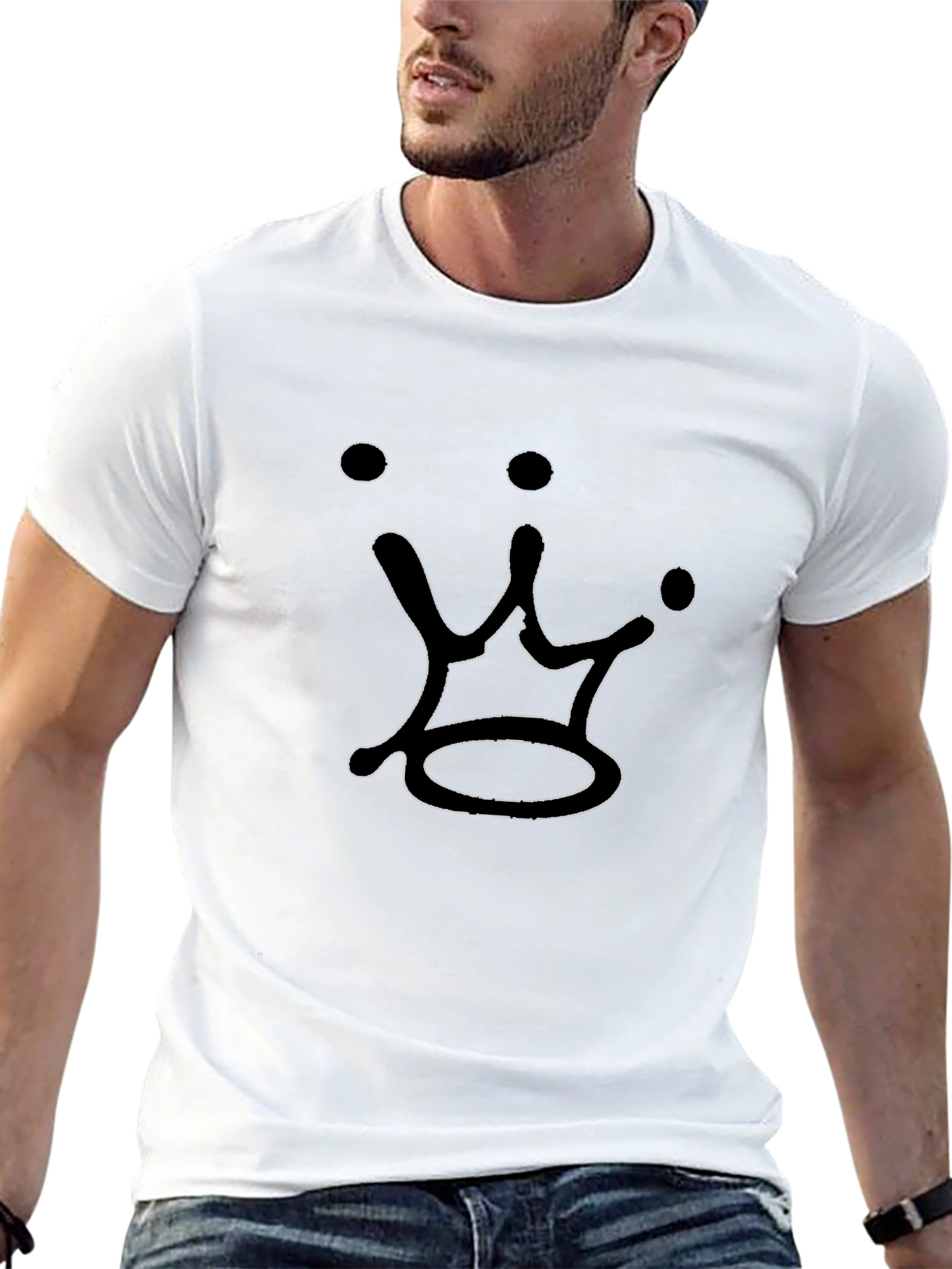 Crown Graphic Tee - Mens Black T-Shirt