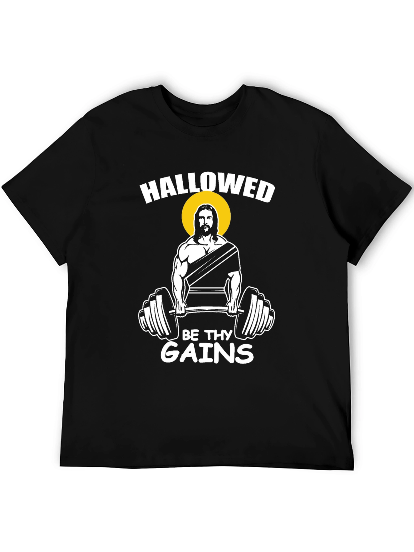 Hallowed Be Thy Gains Graphic Tee