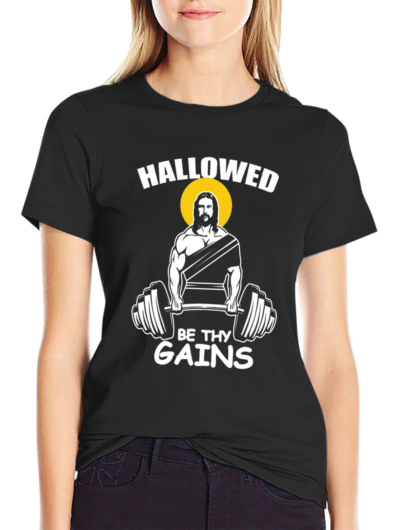 Hallowed Be Thy Gains Graphic Tee