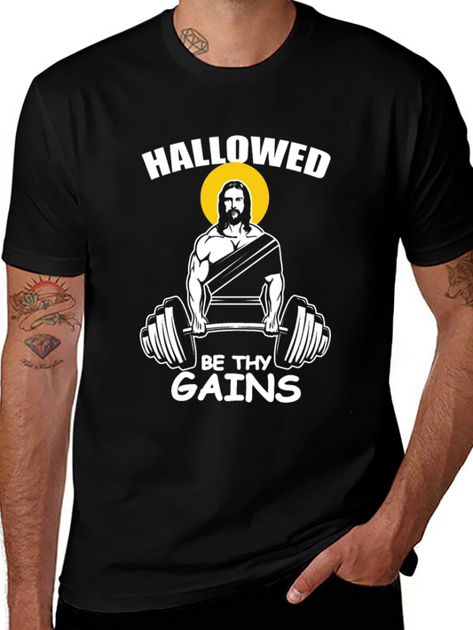 Hallowed Be Thy Gains Graphic Tee
