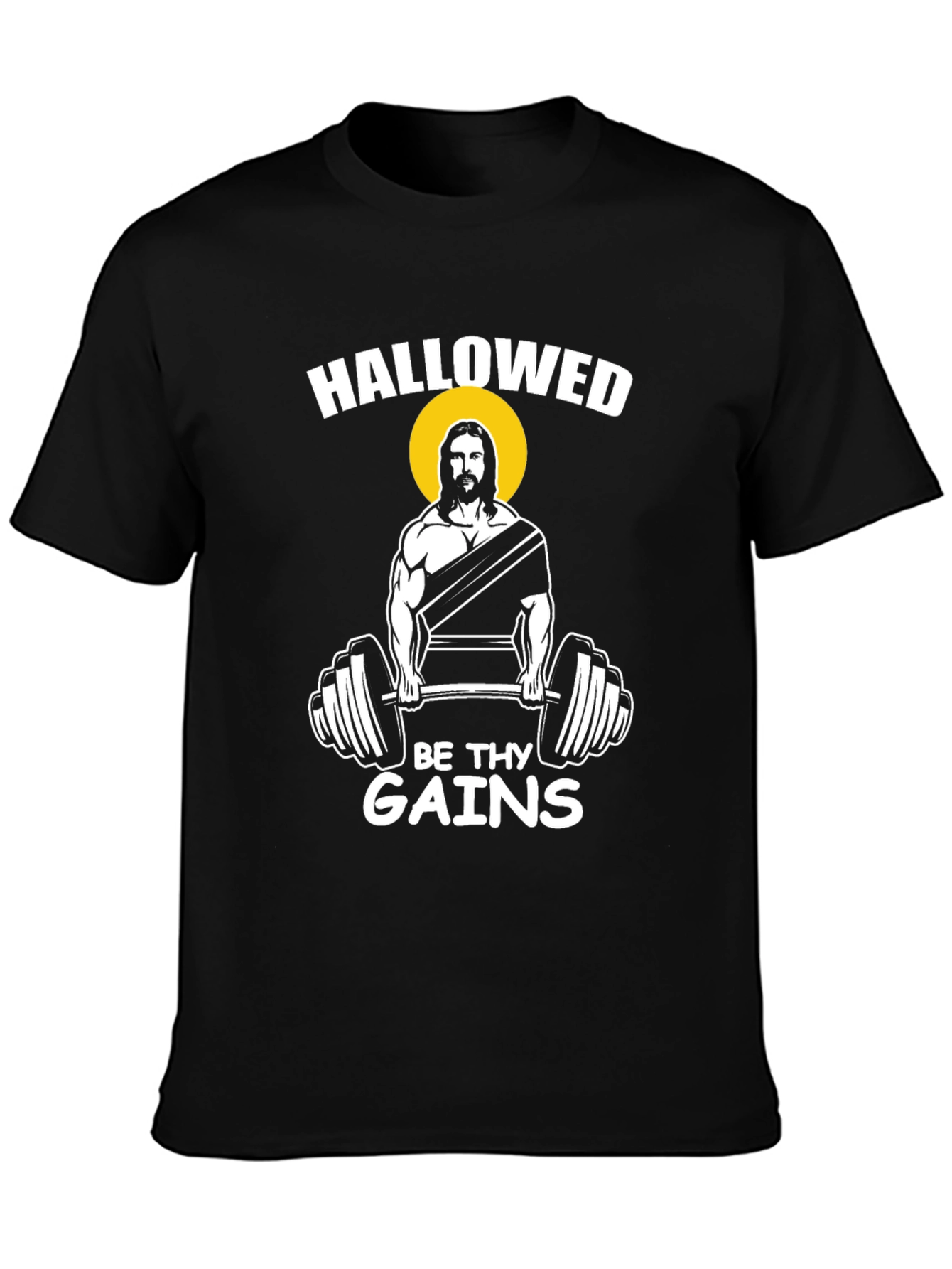 Hallowed Be Thy Gains Graphic Tee