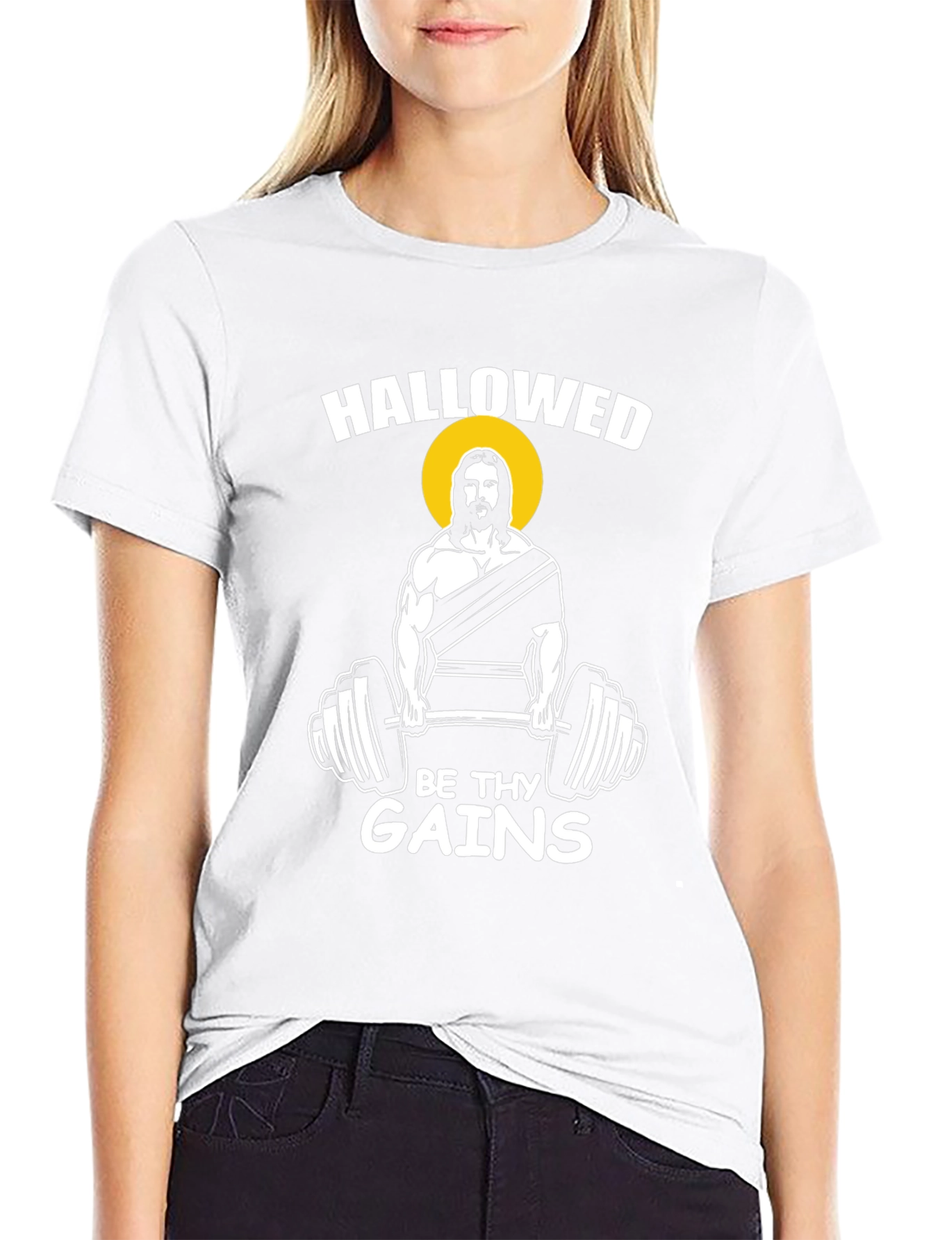 Hallowed Be Thy Gains Graphic Tee