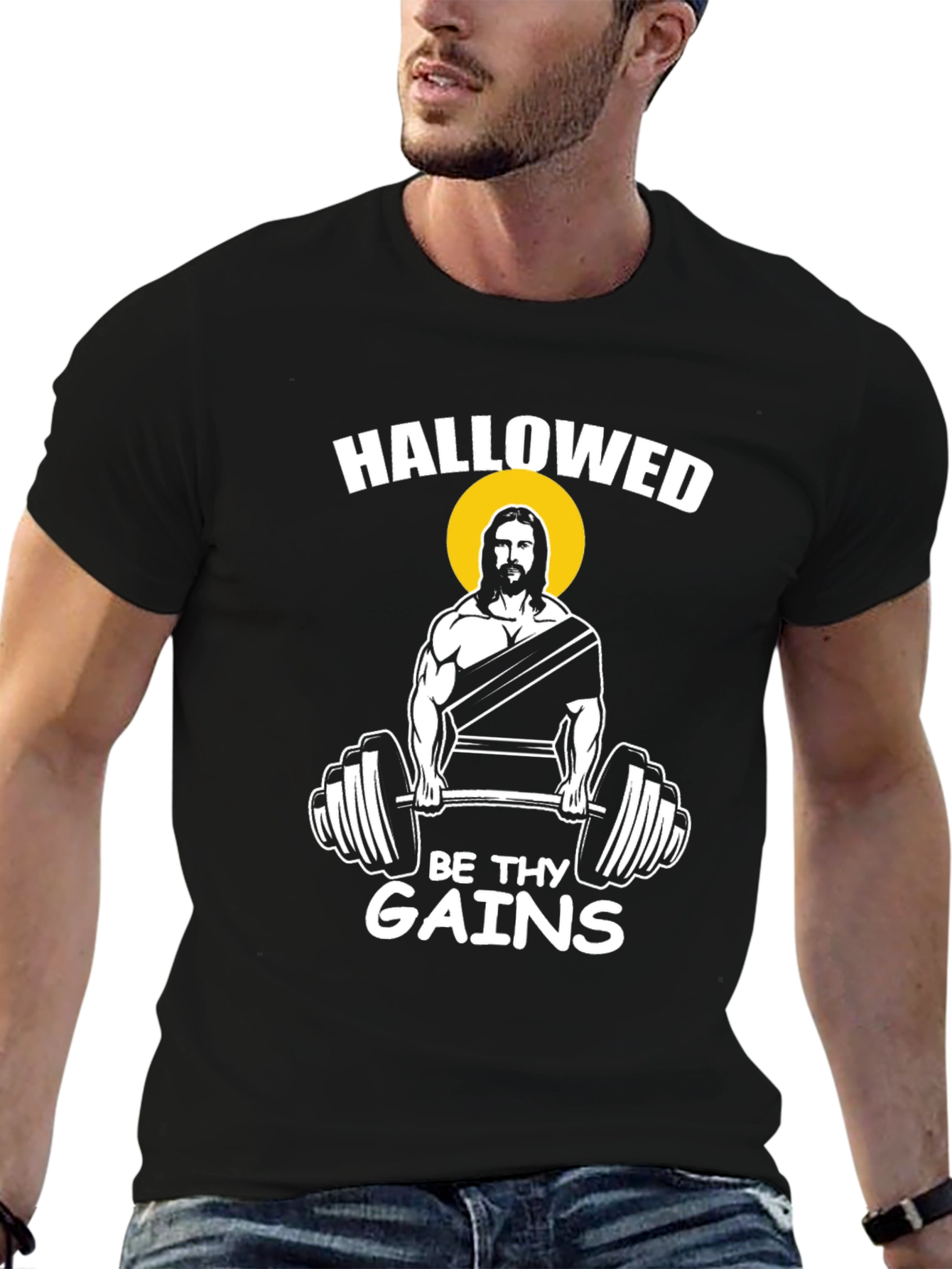 Hallowed Be Thy Gains Graphic Tee