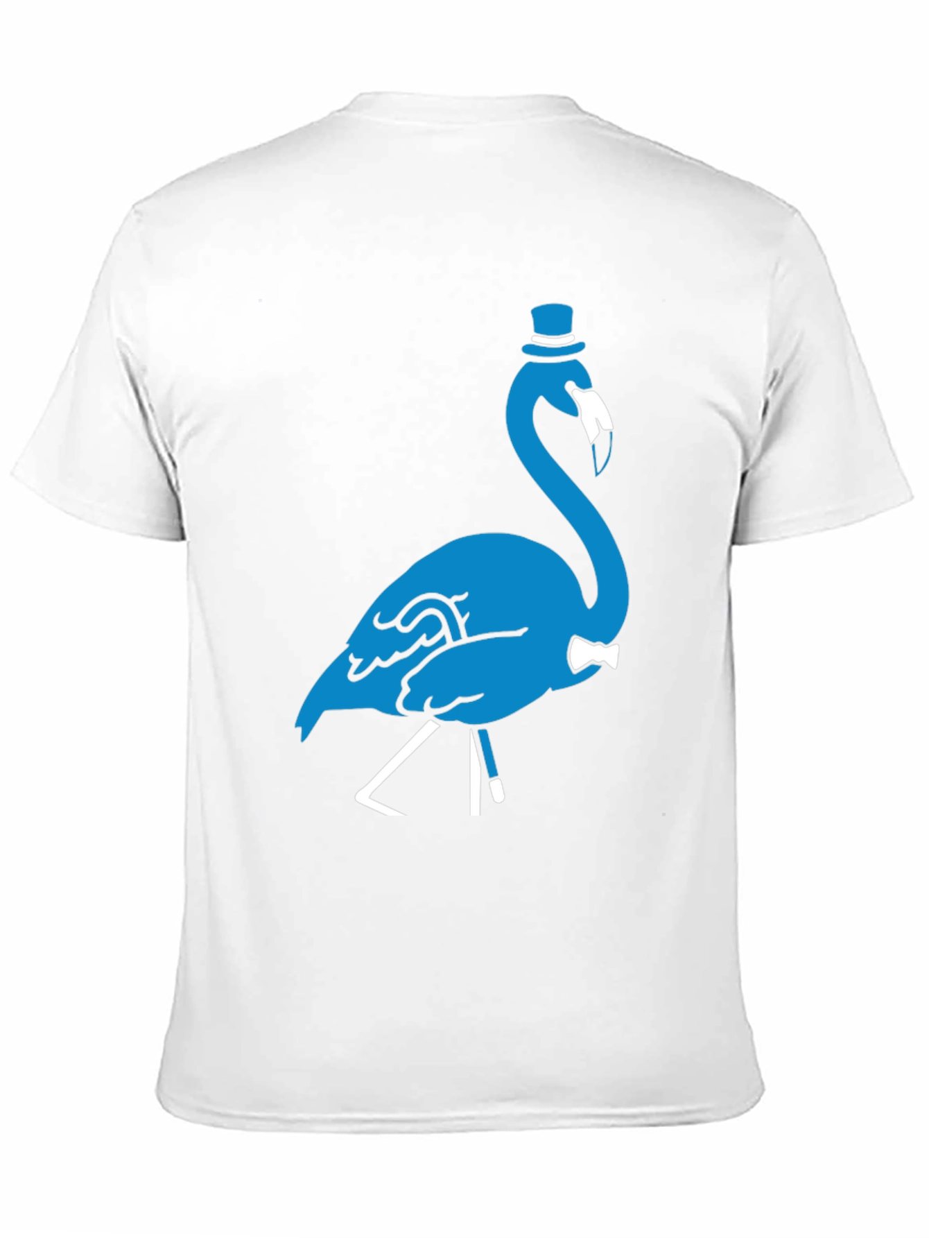 Sophisticated Flamingo Graphic Tee - Black