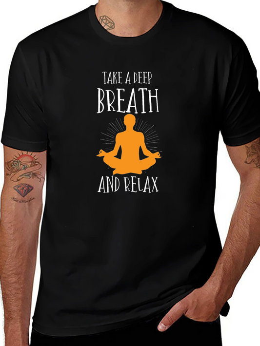 Relaxing Yoga T-Shirt - Take a Deep Breath