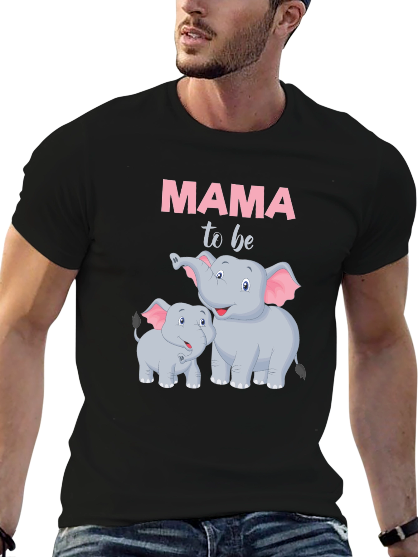 Mama To Be Elephant Graphic Tee