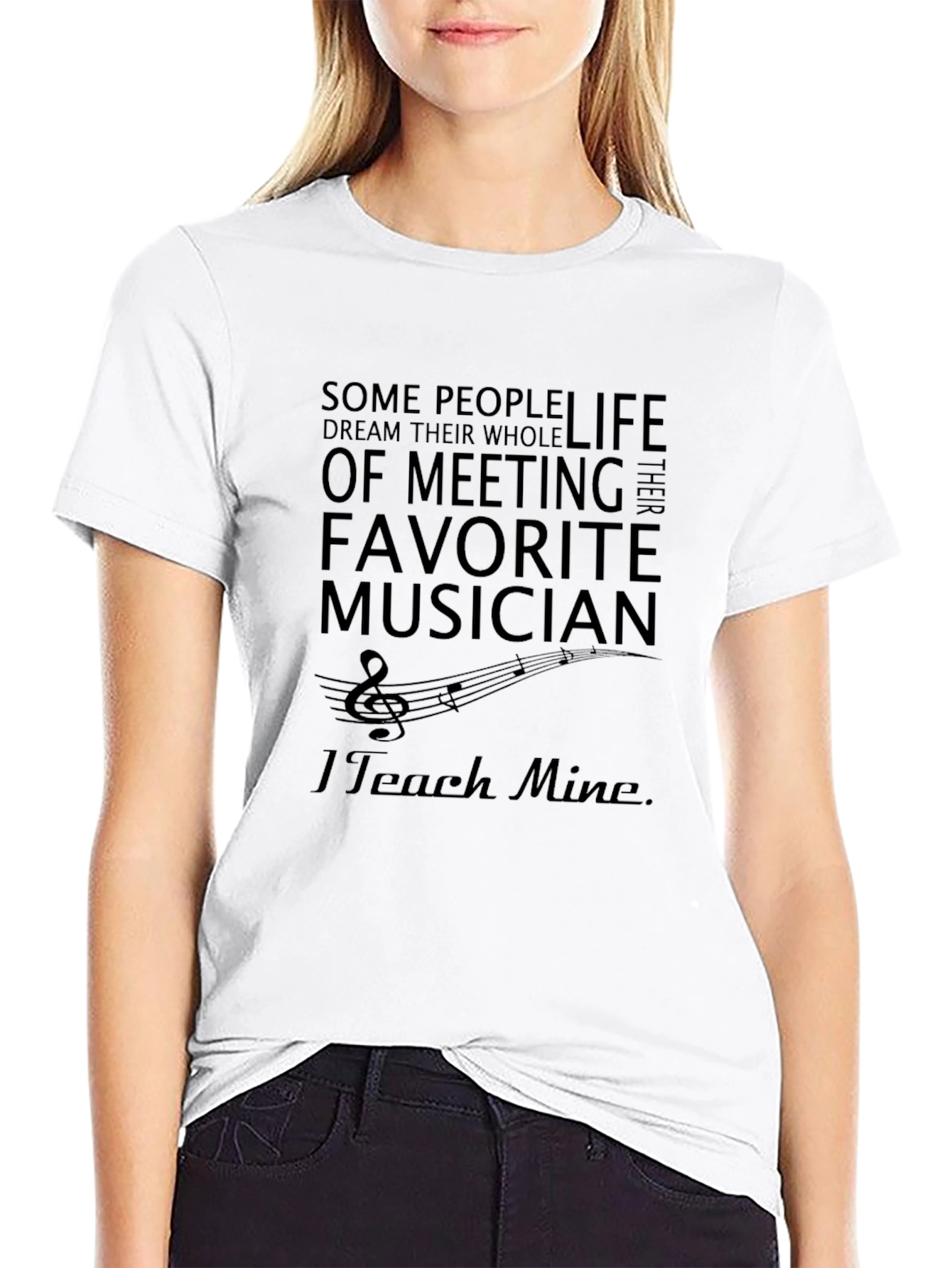 I Teach Mine Musician Graphic T-Shirt