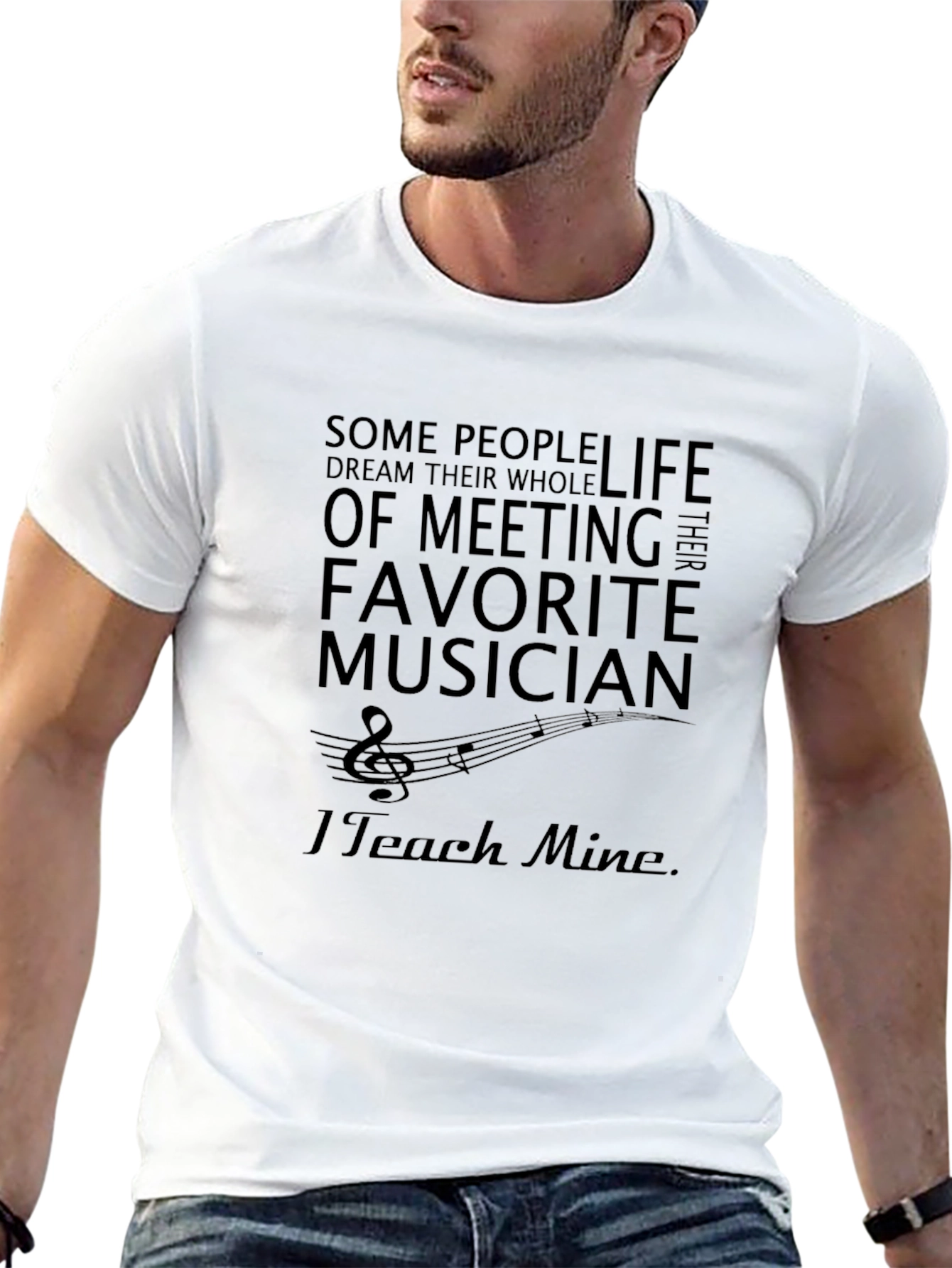 I Teach Mine Musician Graphic T-Shirt