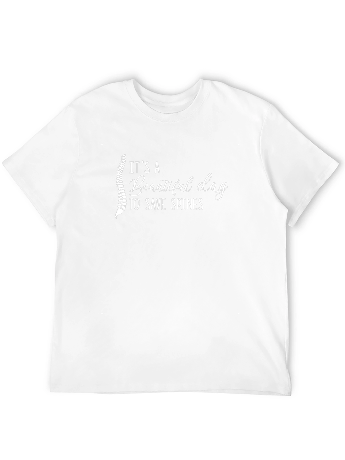 Chiropractor Save Spines Graphic T-Shirt